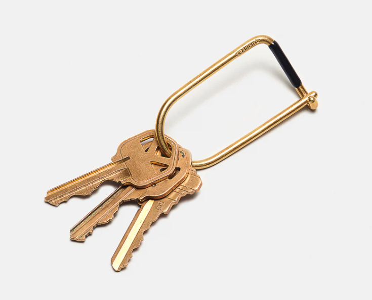 Wilson Keyring — Enameled Brass