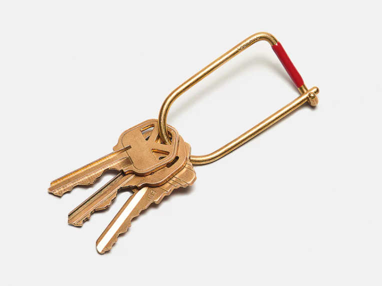 Wilson Keyring — Enameled Brass