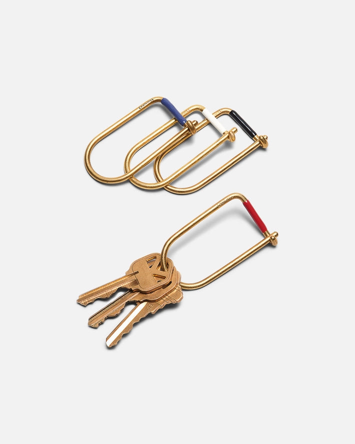 Wilson Keyring — Enameled Brass
