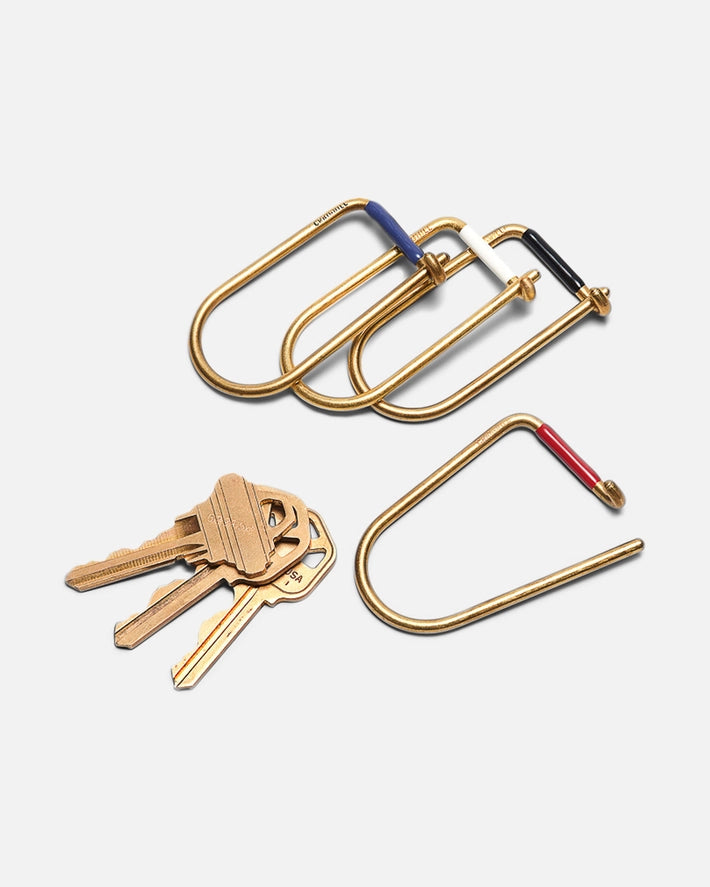Wilson Keyring — Enameled Brass
