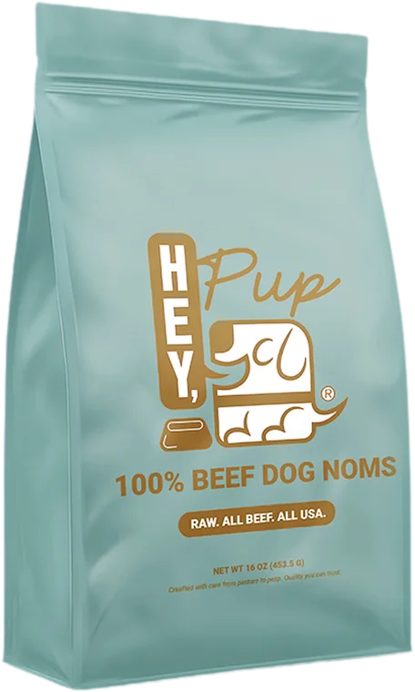 HeyPup 100% Beef Dog Noms, 16 oz bag