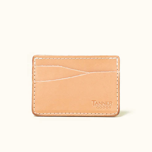 Natural Journeyman cardholder showing its front card slots